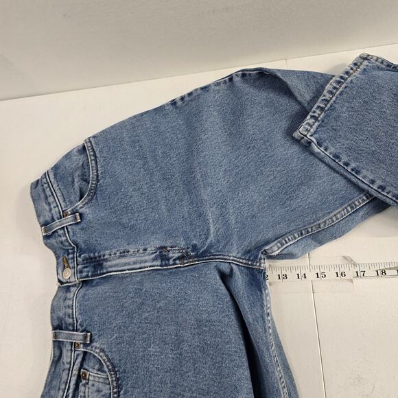 VTG‎ levi's 550 relaxed tapered jeans size 12 womens blue 6391 - Picture 9 of 12